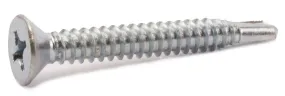 14-14 x 5 Phillips Flat Self Drill Screw Zinc Plated