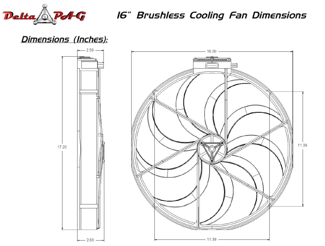 14" Brushless Fan Kit