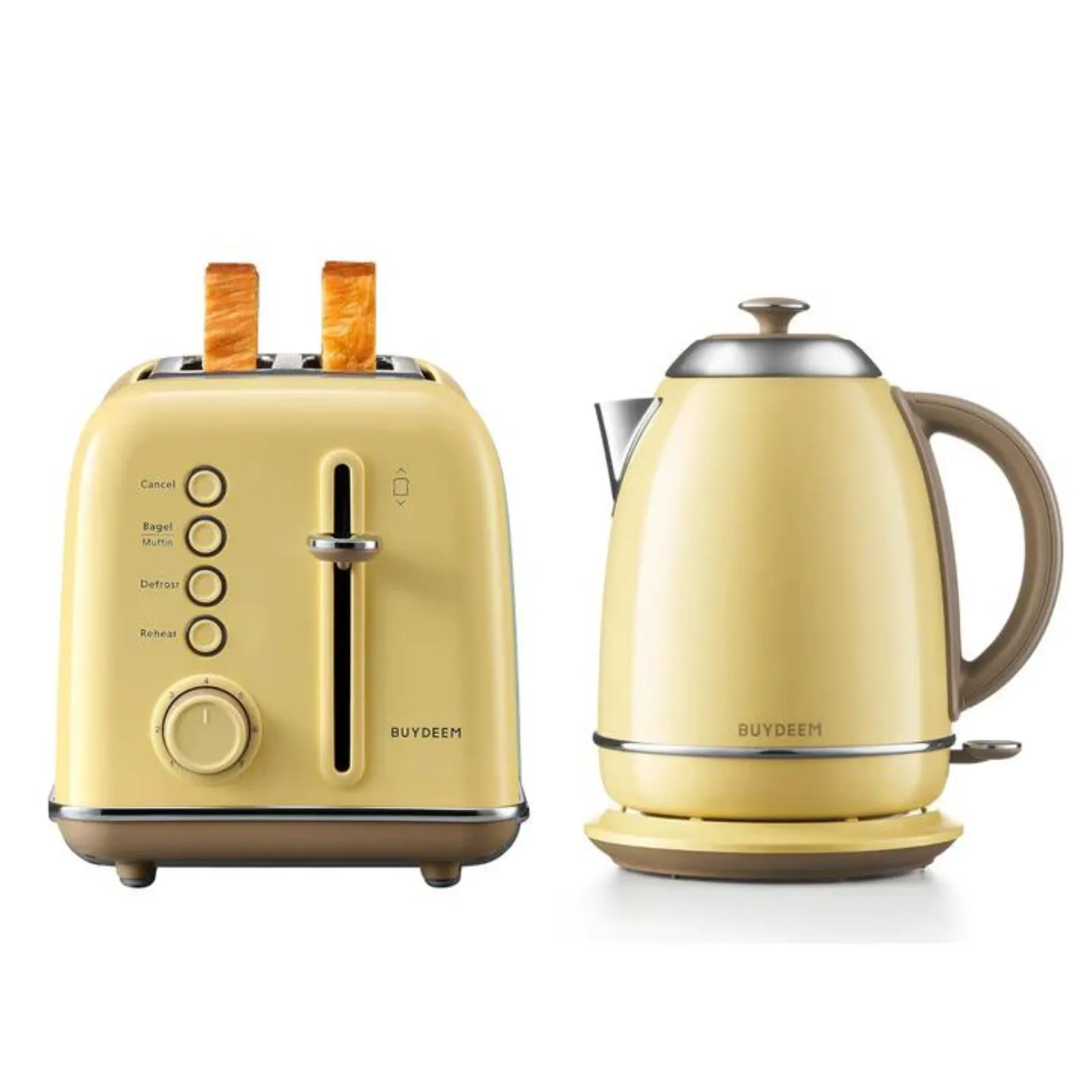 2-Slice Toaster with Electric Kettle