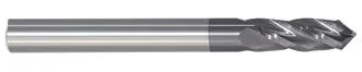 208-643753: 3/8in. Dia., 2-1/2in. Overall Length, 4-Flute, Carbide Drill Mill- SE, 60 deg, AlTiN, USA