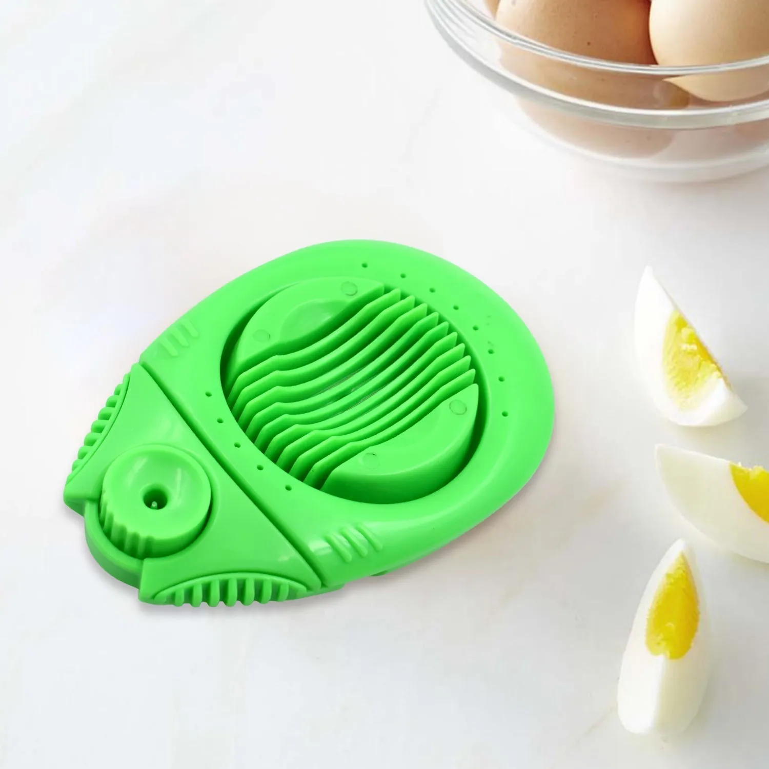 2697 2 in 1 Egg Opener Cutter used in all kinds of household and official places specially, for cutting and slicing of eggs etc.