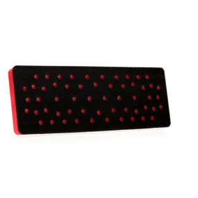 3M™ Hookit™ Clean Sanding Pad 28531, 70 mm x 198  mm x  12.7 mm 33 Holes Red Foam, 5 per case