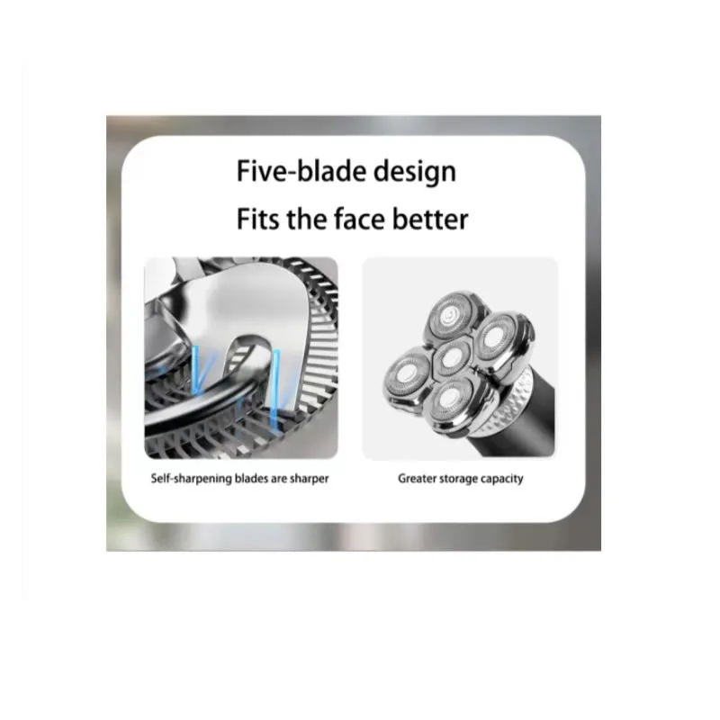 5 Head Cordless Electric Shaver AB-J425