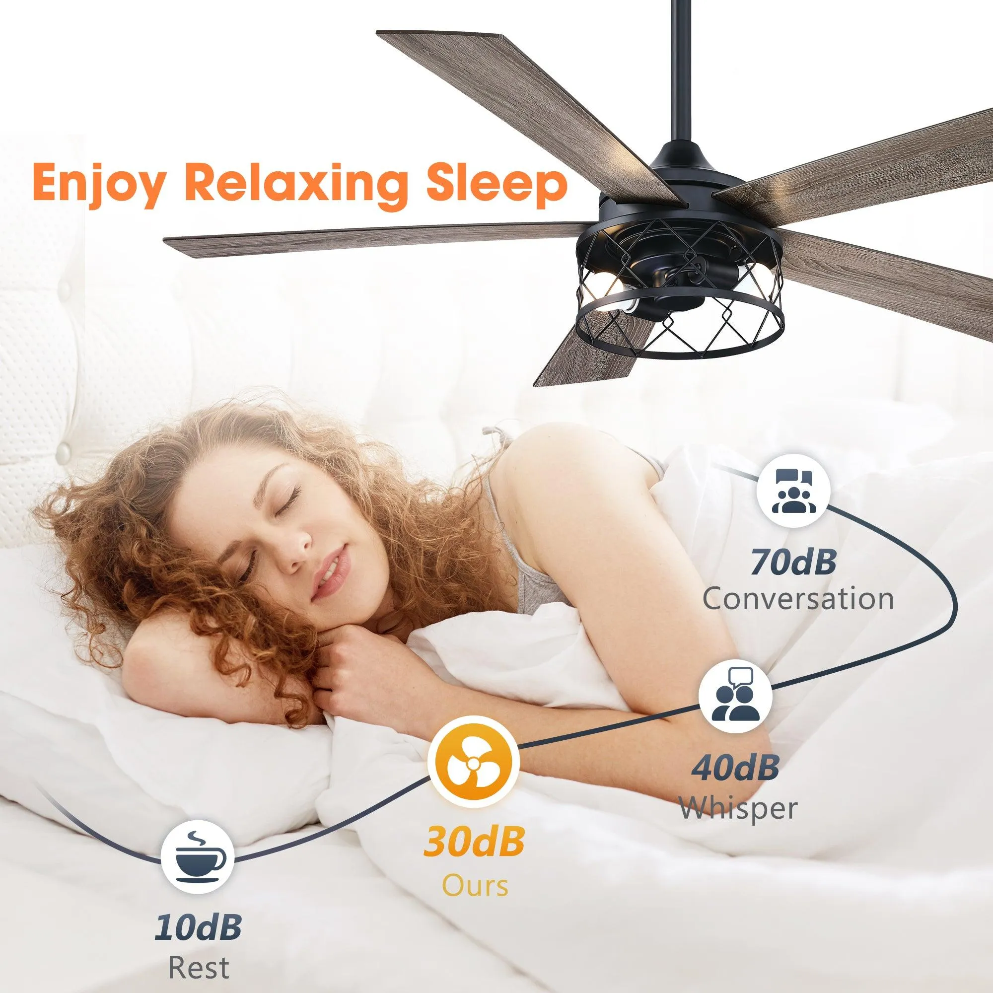 52" Windmill Industrial Downrod Mount Reversible Ceiling Fan with Lighting and Remote Control