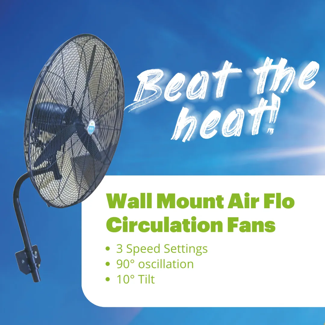 750mm Industrial Wall Mounted Oscillating Circulation Fan