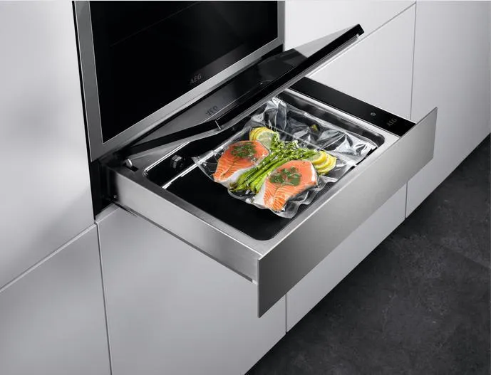 AEG KDE911423M Built In Vacuum Drawer - Stainless Steel