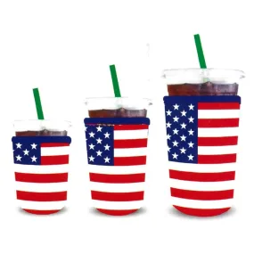 American Flag Coffee Coozie