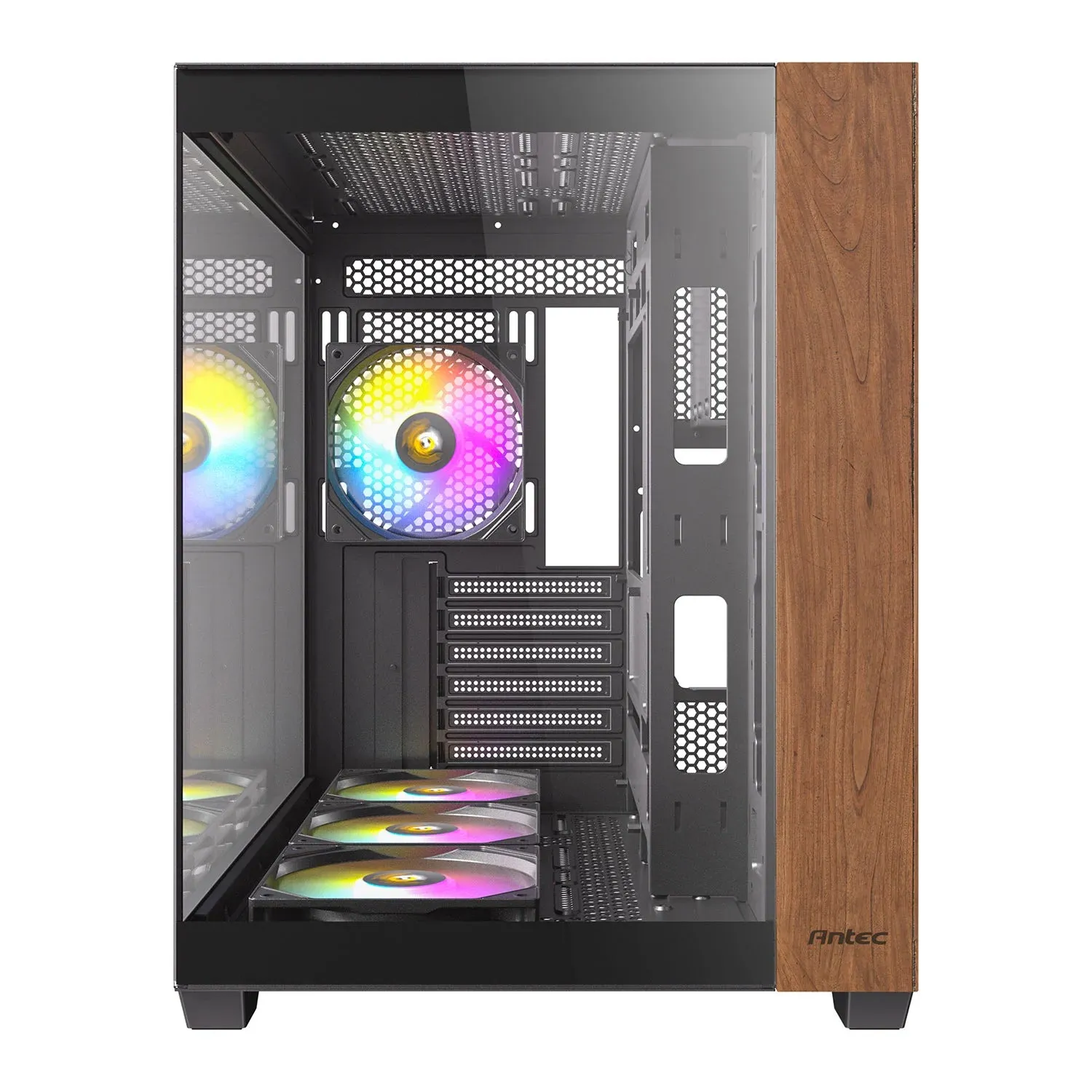 Antec CX800 Wood ARGB Black ATX PC Case