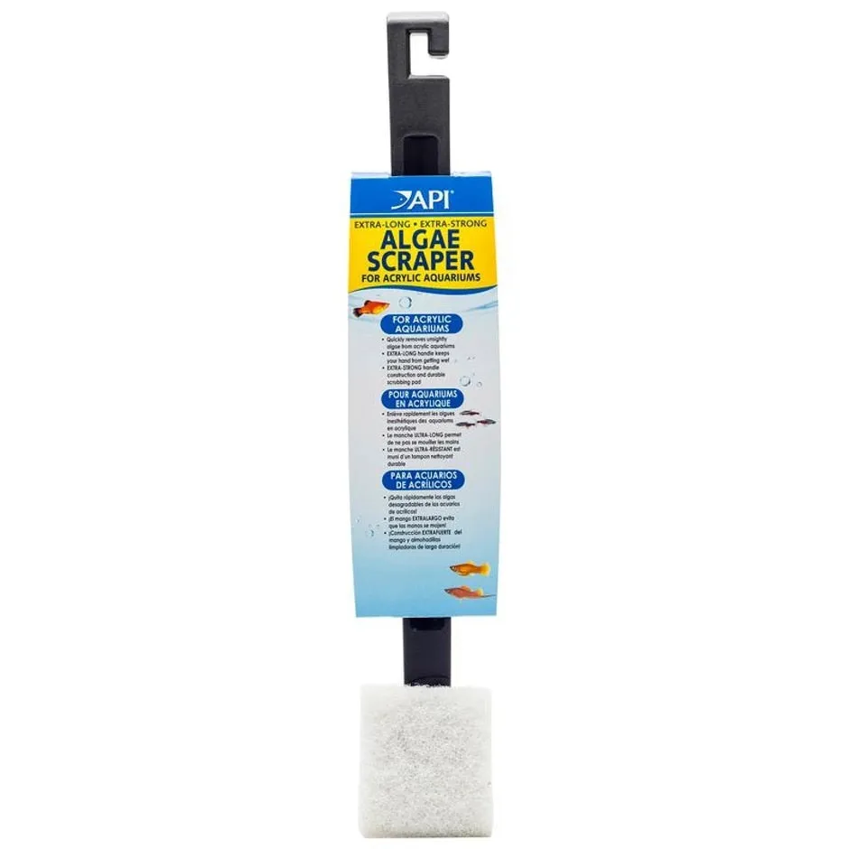 API ALGAE SCRAPER FOR ACRYLIC AQUARIUMS (18 INCH)