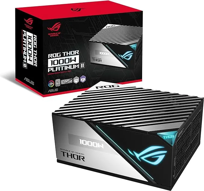 ASUS ROG Thor 1000W Platinum II, Fully Modular OLED Display