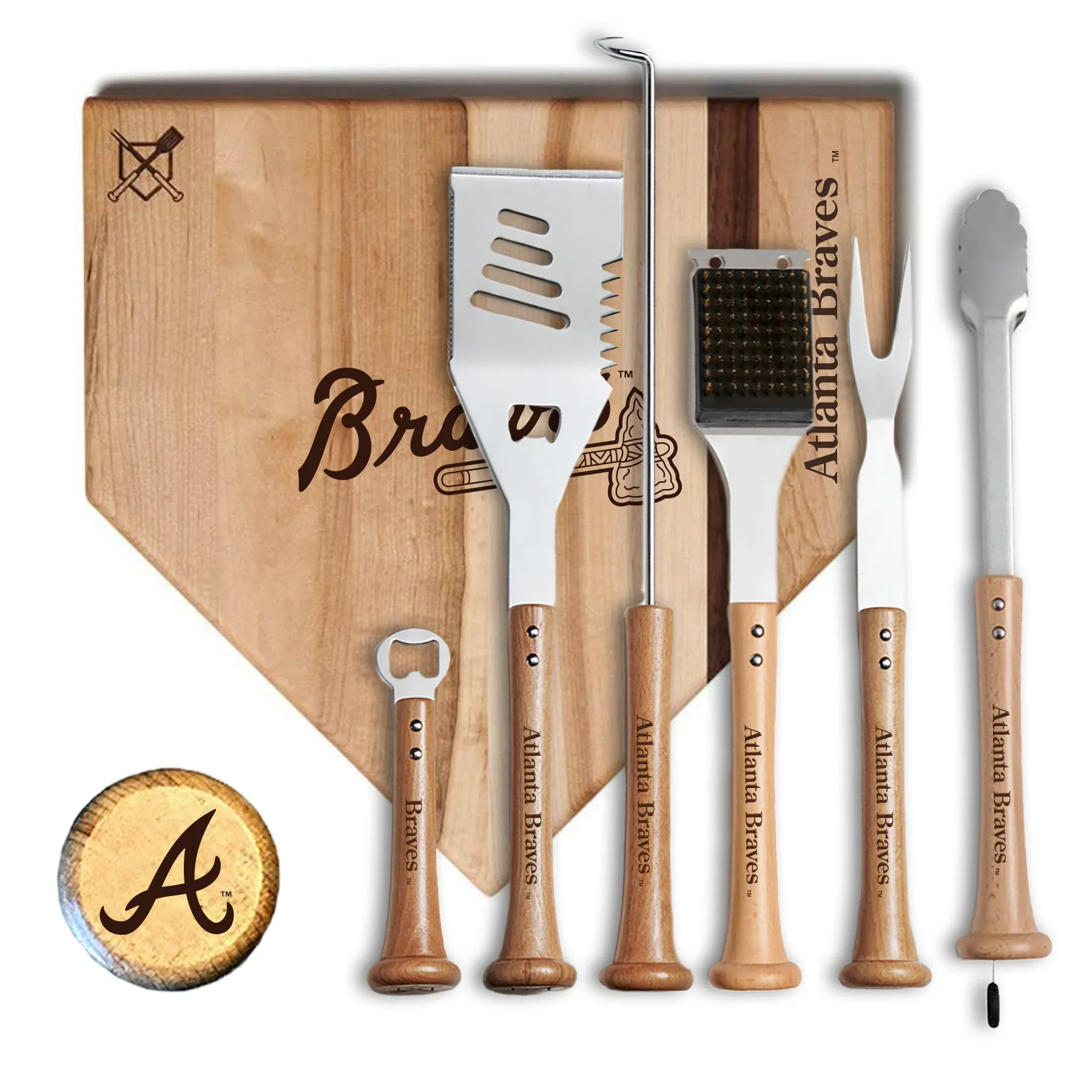 Atlanta Braves MVP Grill Set