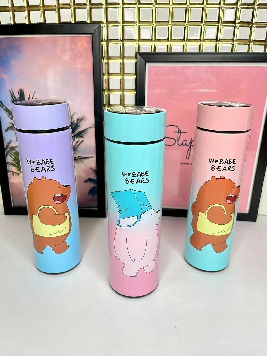 Baby Bear Smart Bottle with digital monitoring - 500ML (random color)