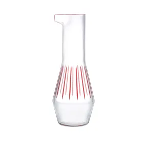 Beak Carafe Red Striped