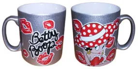 Betty Boop Poka Dot Hat Silver Mug