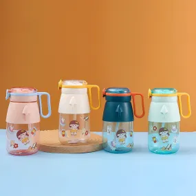 Big Belly Sipper Bottle With Kawaii Sticker