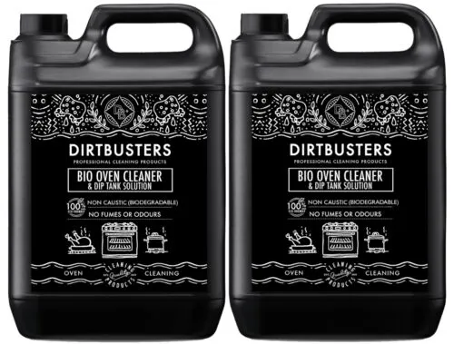 Bio Oven Cleaner & Dip Tank Solution, Non Caustic, Safe & Eco Friendly (5L)