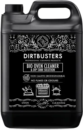 Bio Oven Cleaner & Dip Tank Solution, Non Caustic, Safe & Eco Friendly (5L)