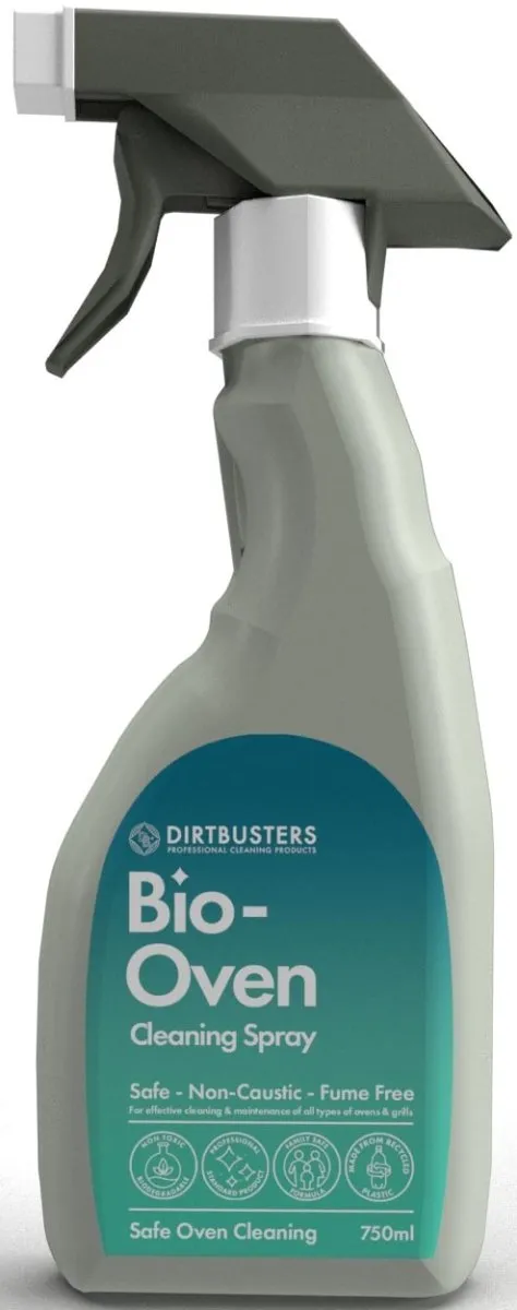 Bio Oven Cleaner Spray, Safe Non Caustic Cleaning For All Ovens, Grills, Racks & BBQ (750ml)…