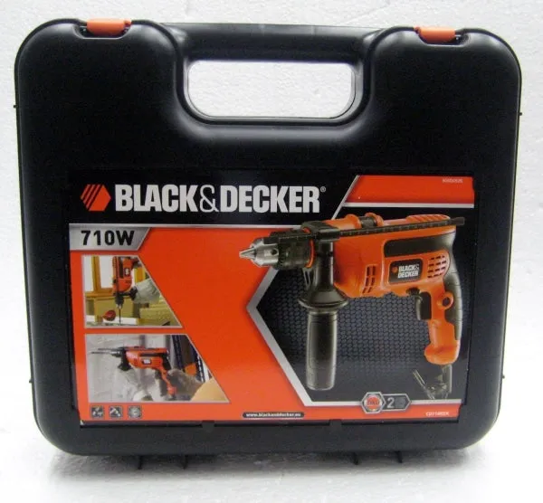 Black & Decker CD714REK Reversible Power Hammer Drill 220-240 Volts 50/60Hz Export Only