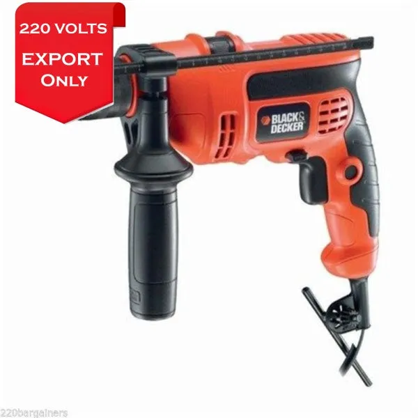 Black & Decker CD714REK Reversible Power Hammer Drill 220-240 Volts 50/60Hz Export Only