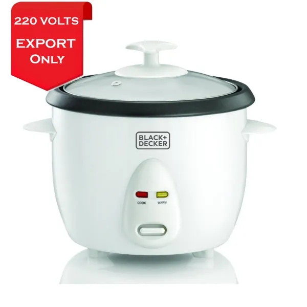 Black & Decker RC1050 350W 1 L 4.2 Cup Rice Cooker 220-240 Volts 50/60Hz Export Only