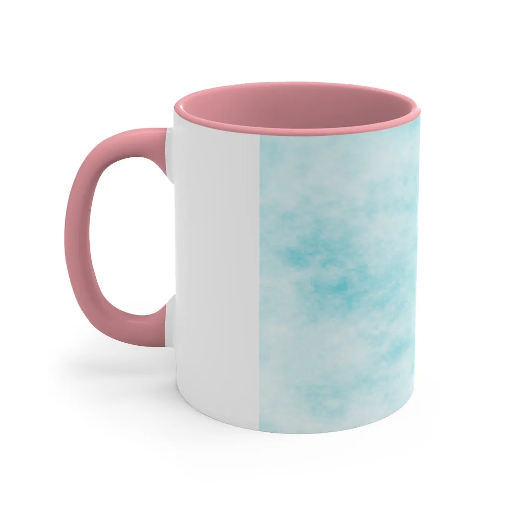 Blue Clouds Accent Coffee Mug, 11oz