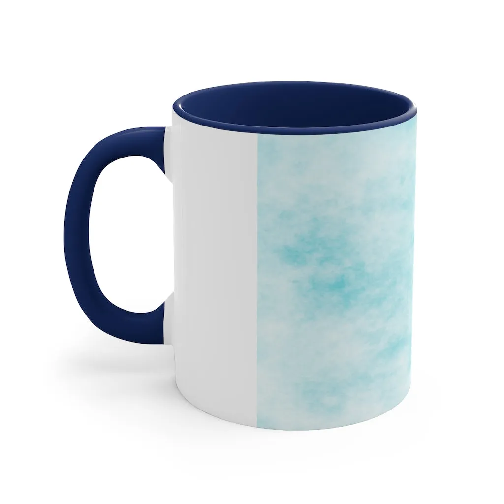 Blue Clouds Accent Coffee Mug, 11oz