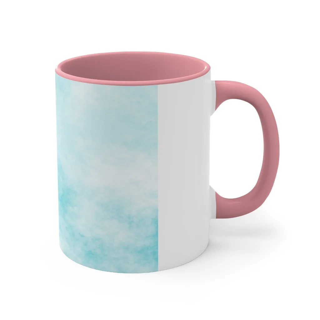 Blue Clouds Accent Coffee Mug, 11oz