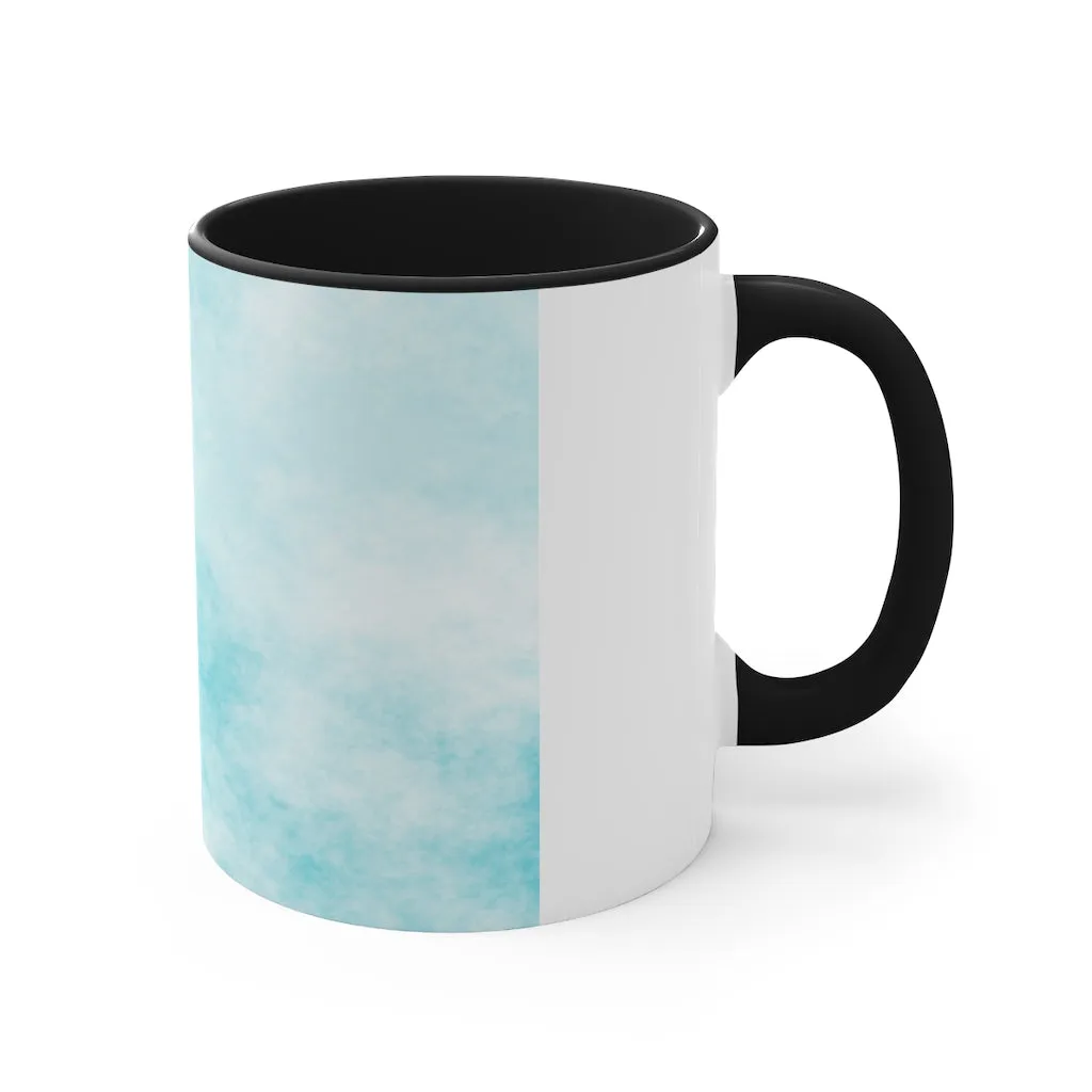 Blue Clouds Accent Coffee Mug, 11oz