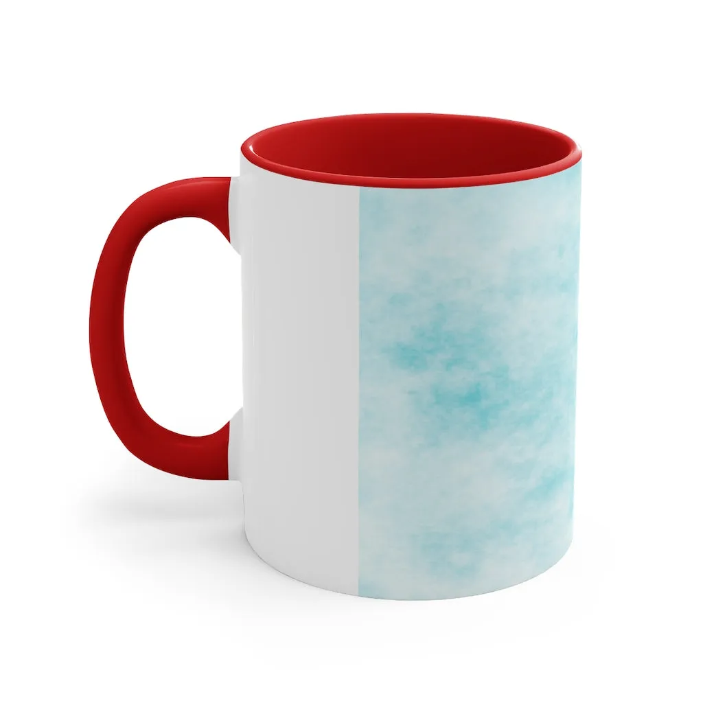 Blue Clouds Accent Coffee Mug, 11oz