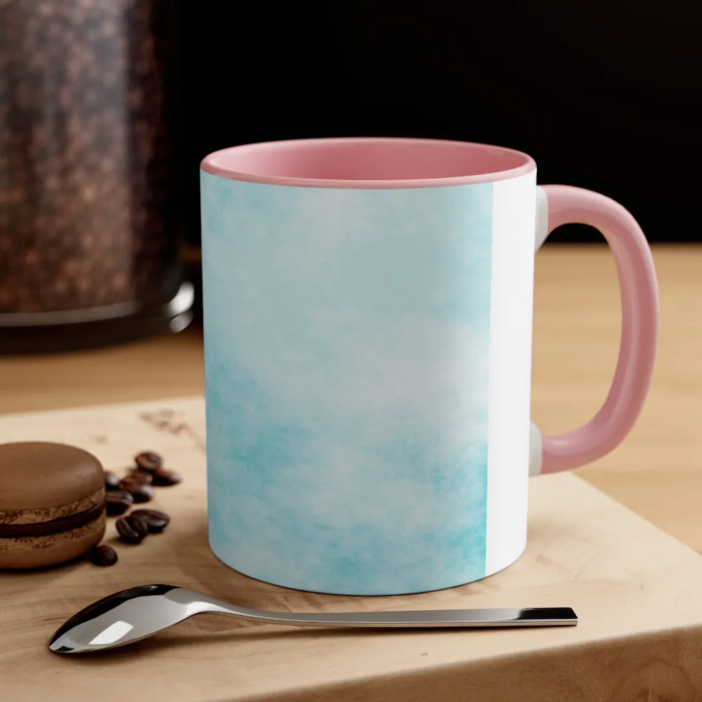 Blue Clouds Accent Coffee Mug, 11oz