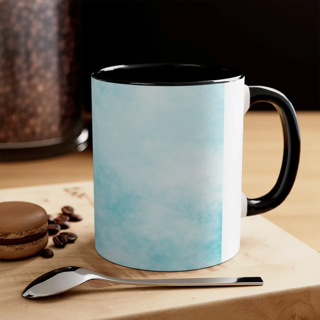 Blue Clouds Accent Coffee Mug, 11oz