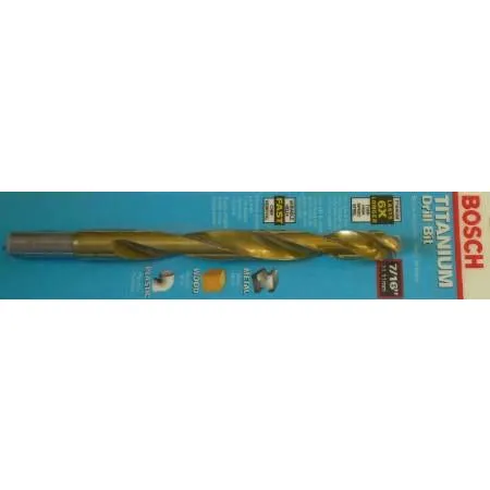 Bosch 7/16 Titanium Drill Bits