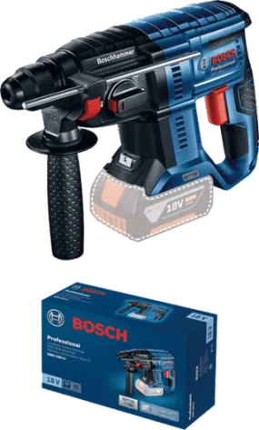 Bosch Cordless Rotary Hammer, 18.0V, Li-ion, Extra Battery Included, GBH180-LI Professional