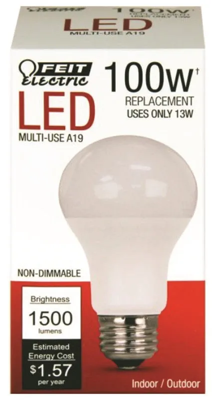 Bulb Led A19 100w Equiv 3000k