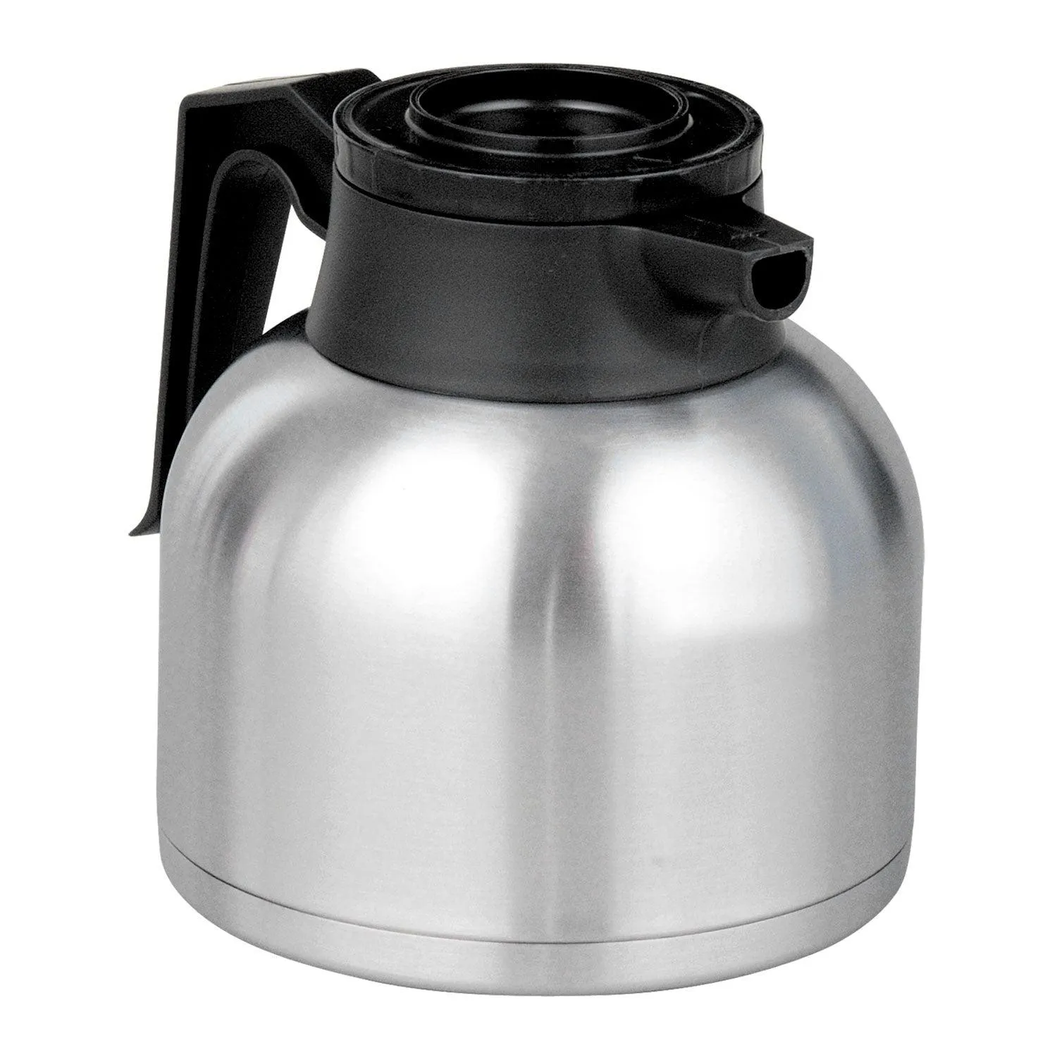 Bunn 1.9L Stainless Steel Thermal Carafe with Black Lid - 40163.0000