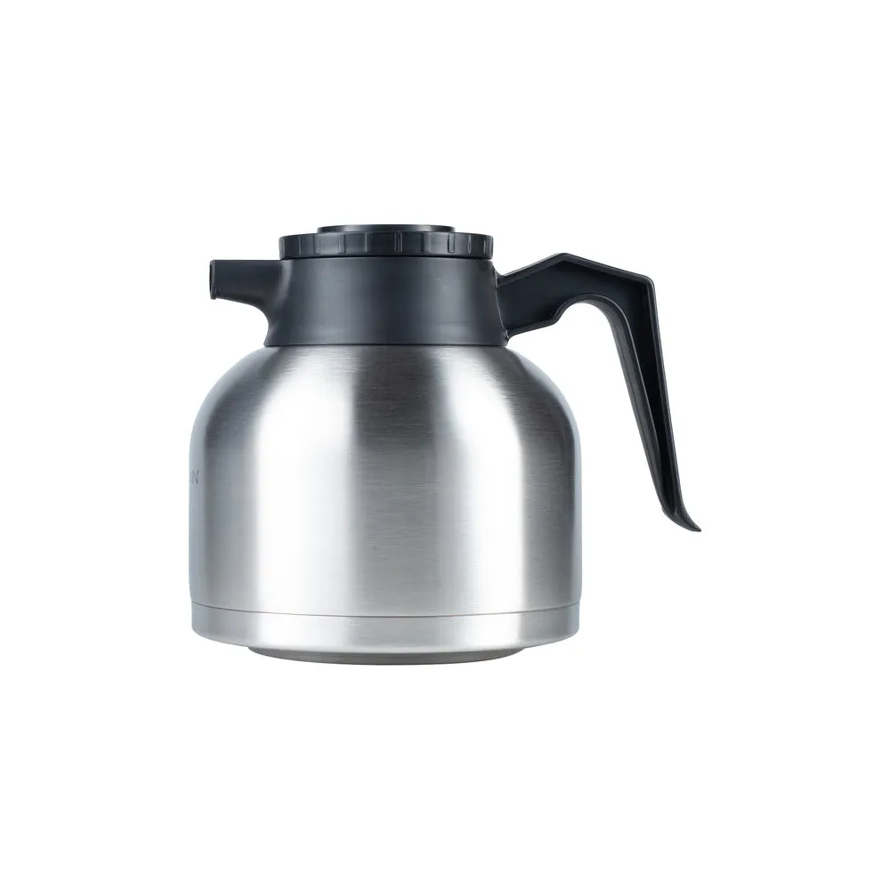 Bunn 1.9L Stainless Steel Thermal Carafe with Black Lid - 40163.0000