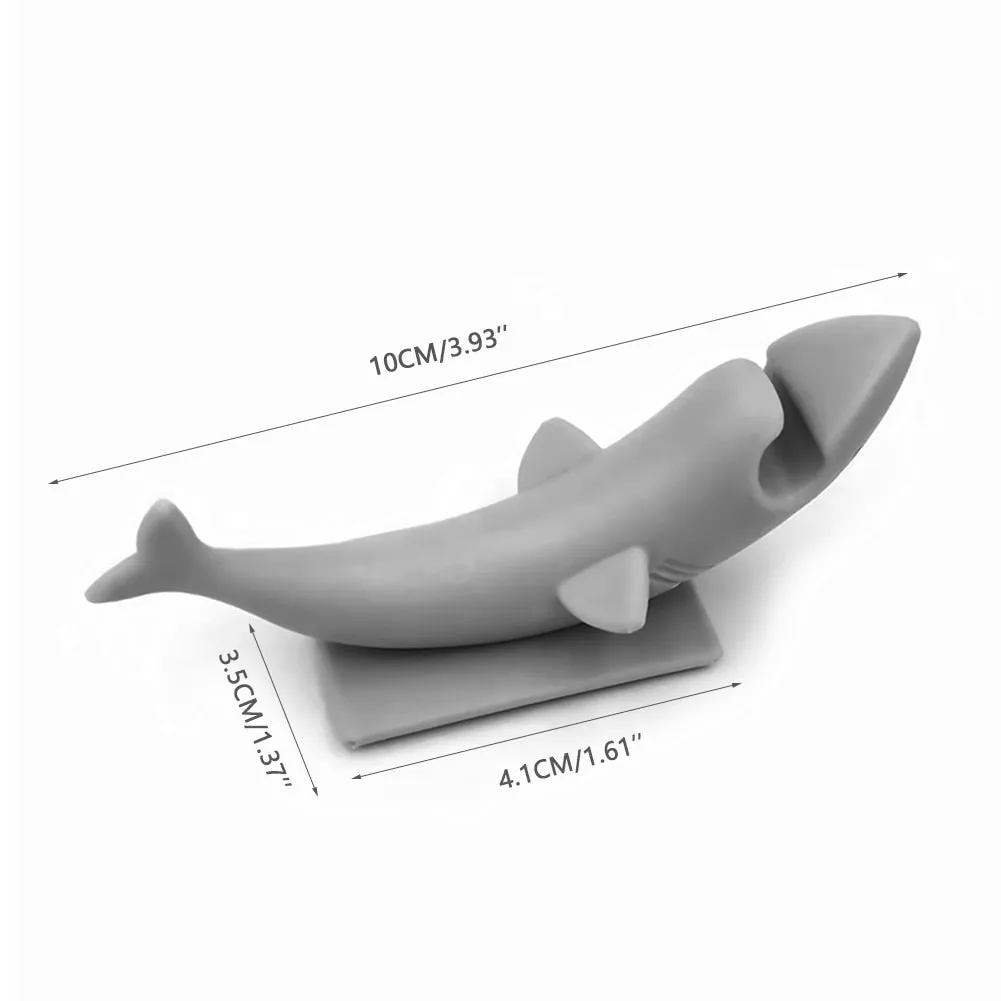 Cable Management Clip: Cute Shark