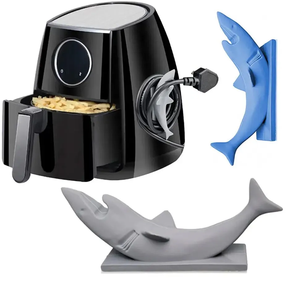 Cable Management Clip: Cute Shark