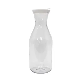 CAC China DCTL-16 Decanter Beverage Plastic W/ Cover Clear 1.6QT /Each