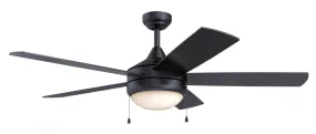 Cappleman 52" Ceiling Fan in Black