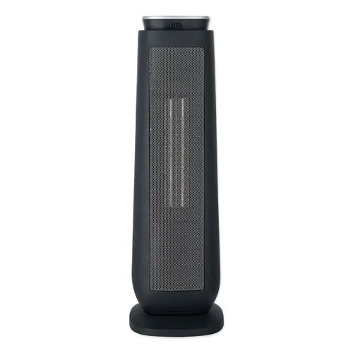 Ceramic Heater Tower With Remote Control, 1,500 W, 7.17 X 7.17 X 22.95, Black