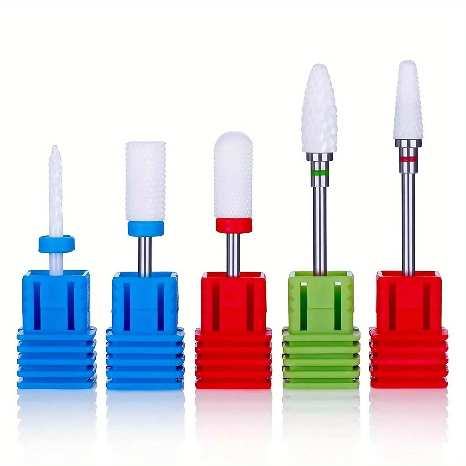 Ceramic Nail Drill Bits Set for Professional ManicuresPedicures