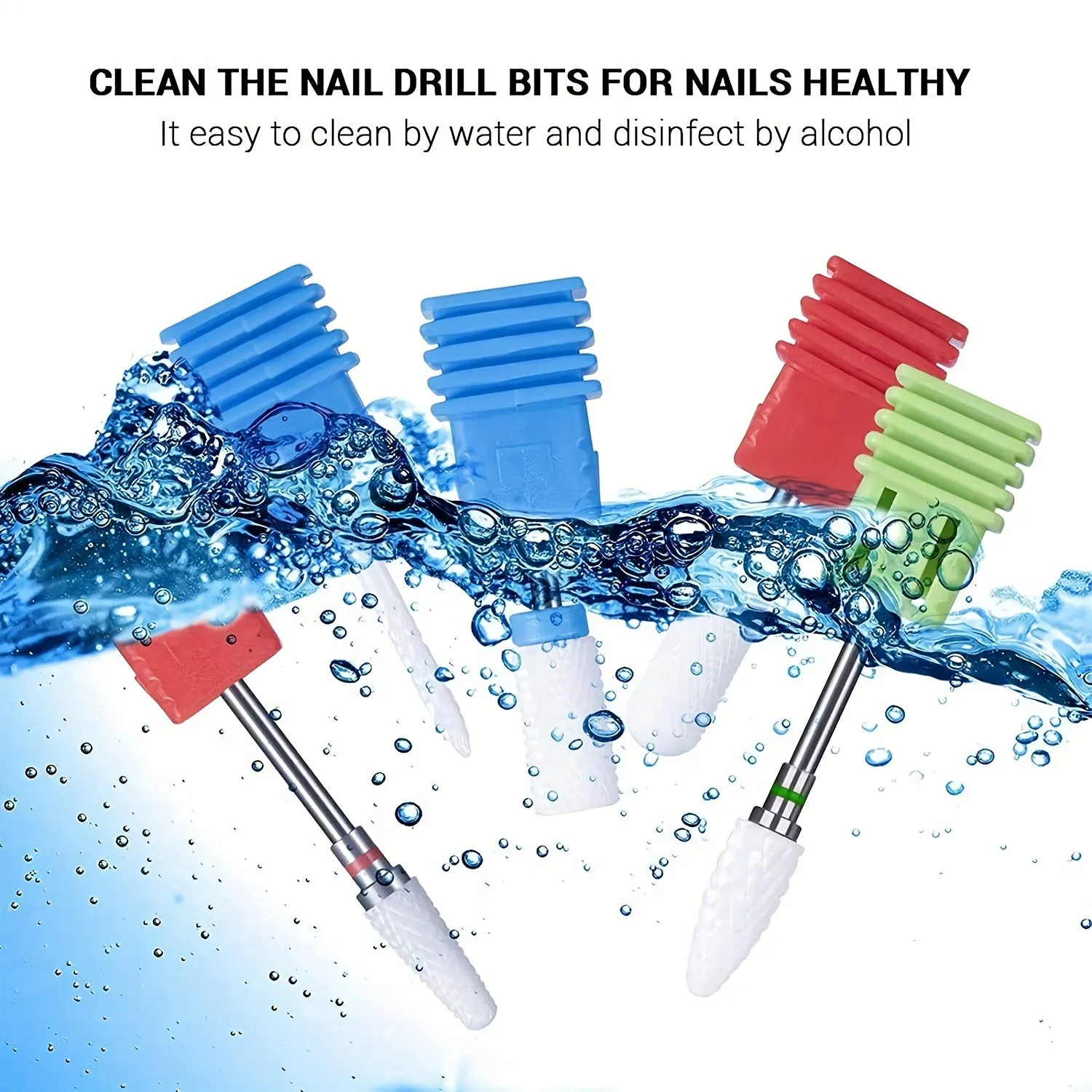 Ceramic Nail Drill Bits Set for Professional ManicuresPedicures