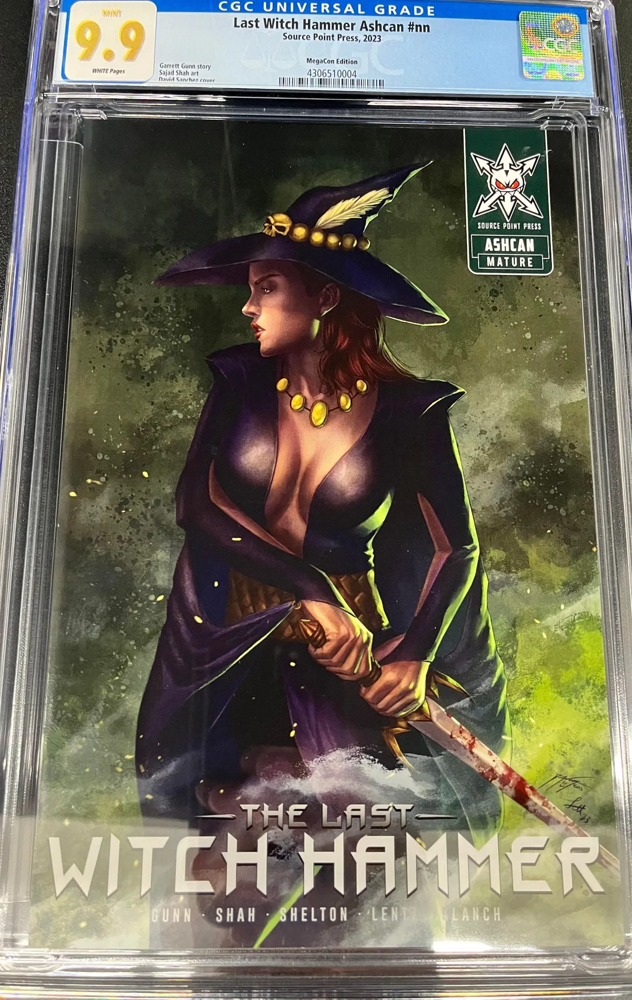 CGC 9.9 Last Witch Hammer Ashcan #nn MegaCon Edition