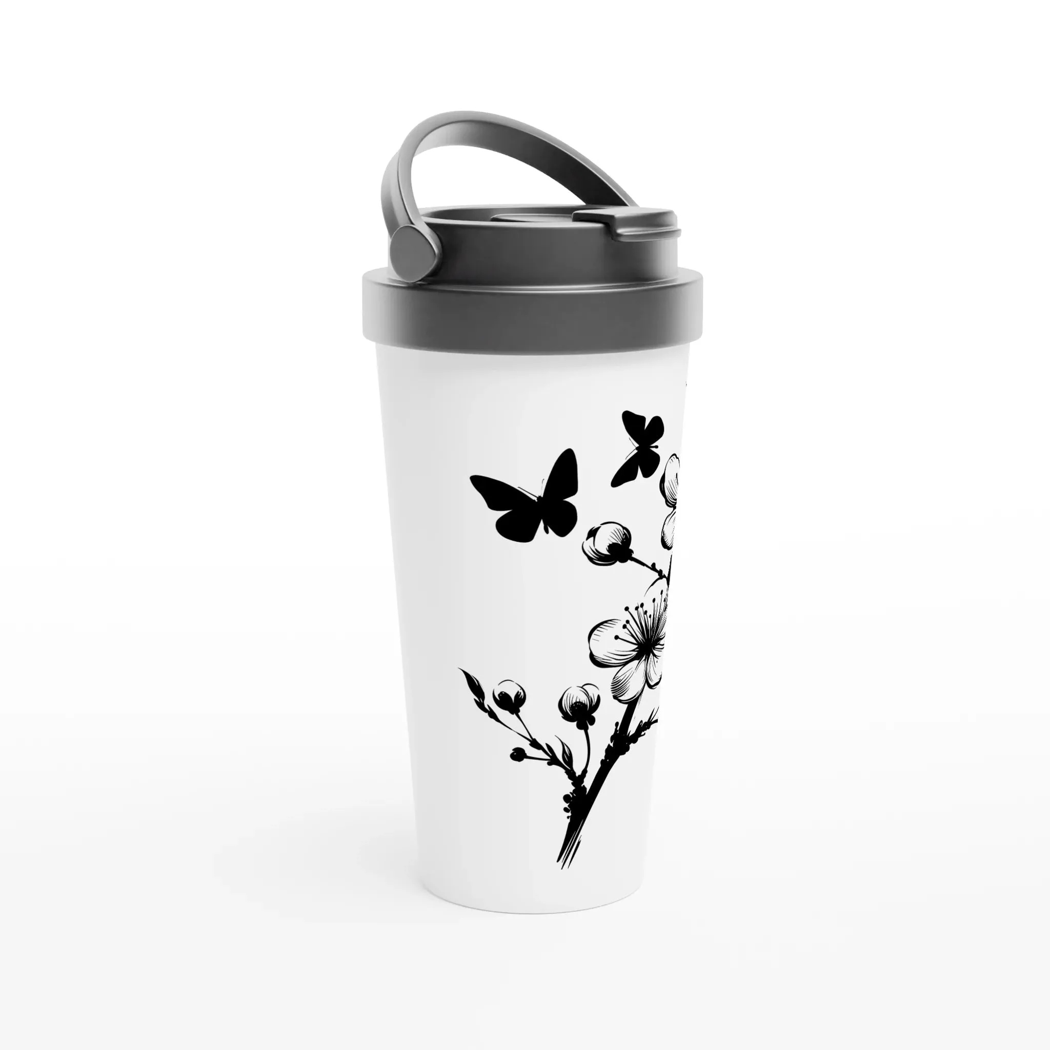 Classic Cherry Blossom Travel Tumbler | Classic Travel Mug