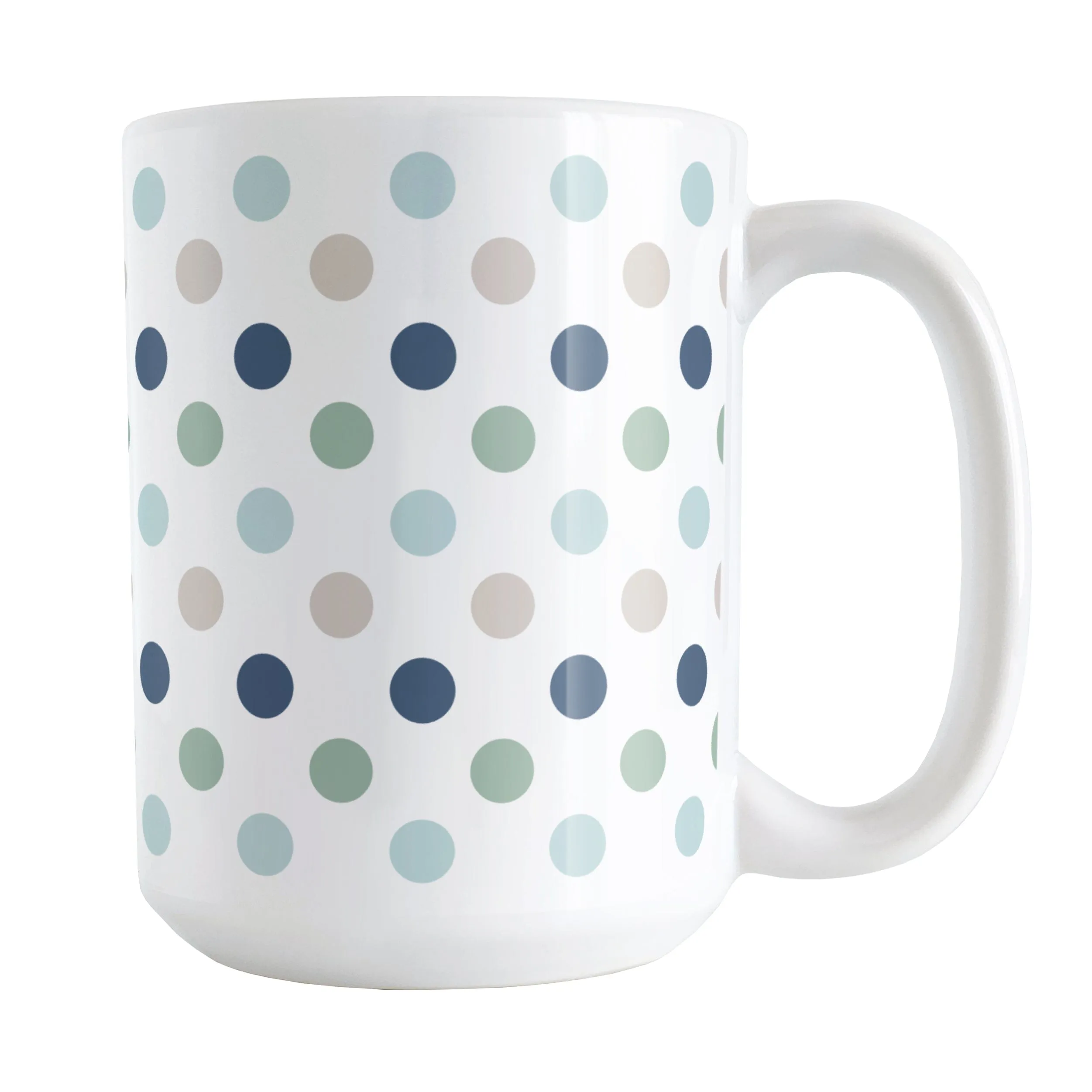 Coastal Polka Dots Mug