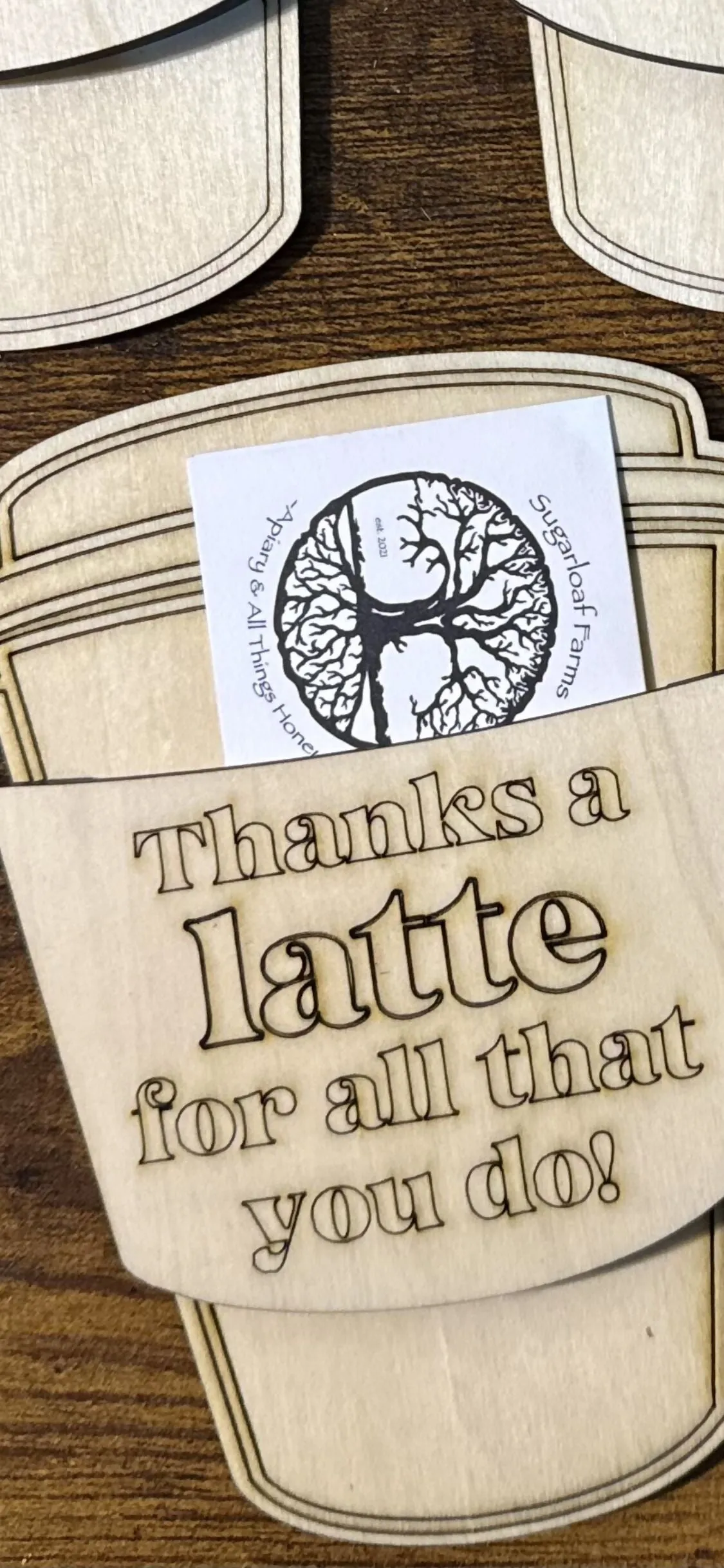 Coffee Cup - Thank you Gift Card Holder