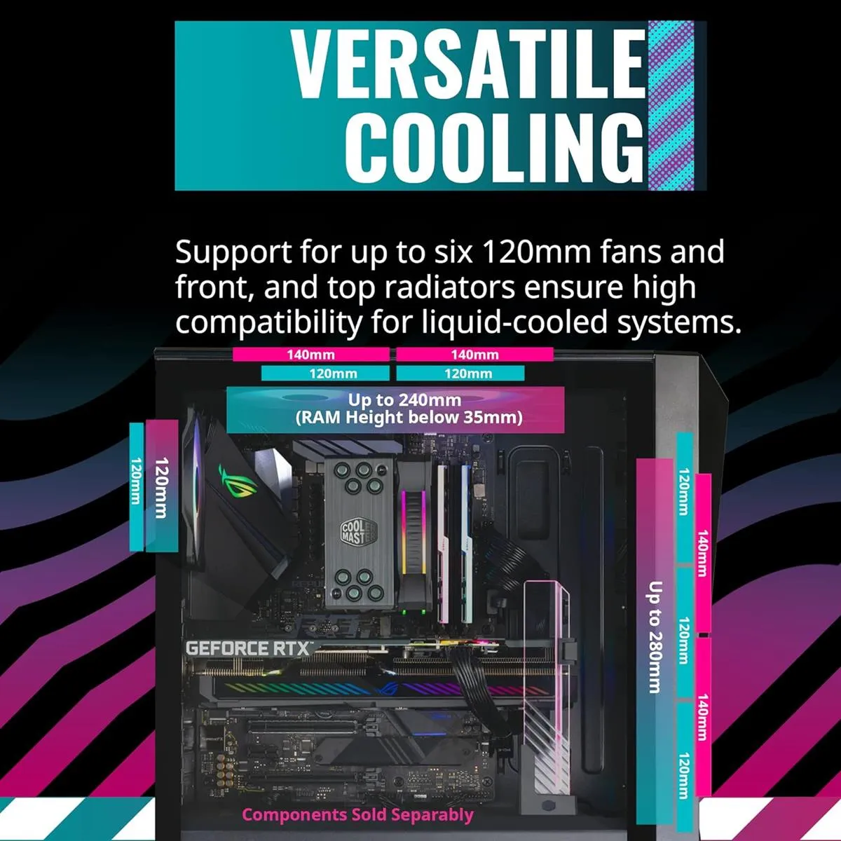 Cooler Master Casing CMP 520 MID TOWER