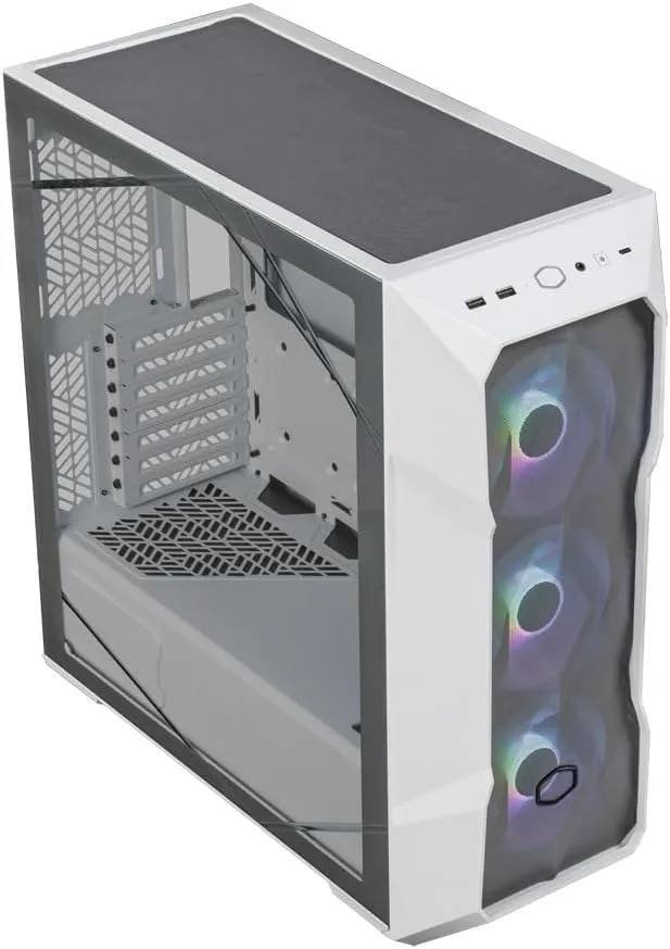 Cooler Master MasterBox TD500 V2 Mesh White 白色 ARGB Tempered Glass ATX Case TD500V2-WGNN-S00